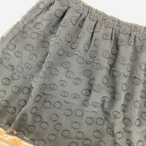 Ann Taylor Loft Elastic Waist Polka Dot Skirt SM - Picture 2 of 4